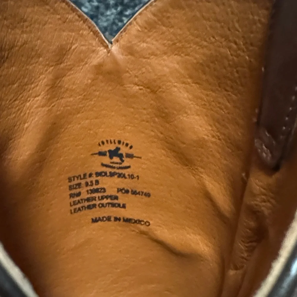 Brown Western Leather Boots - Picture 3 of 5